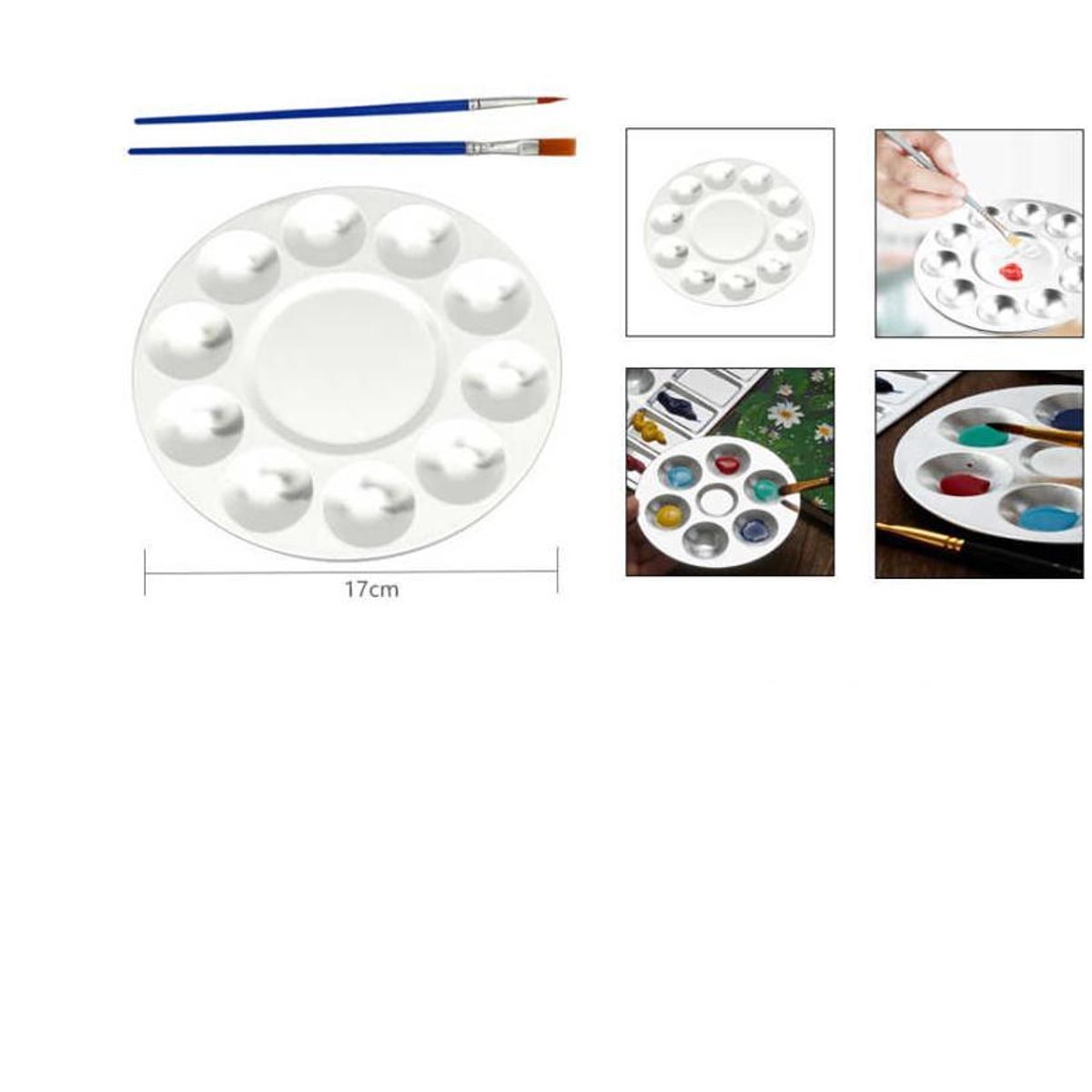 GENERICO - Mezclador Para Temperas Redondo