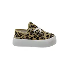 PAND G - Zapatilla Beige Print Mujer
