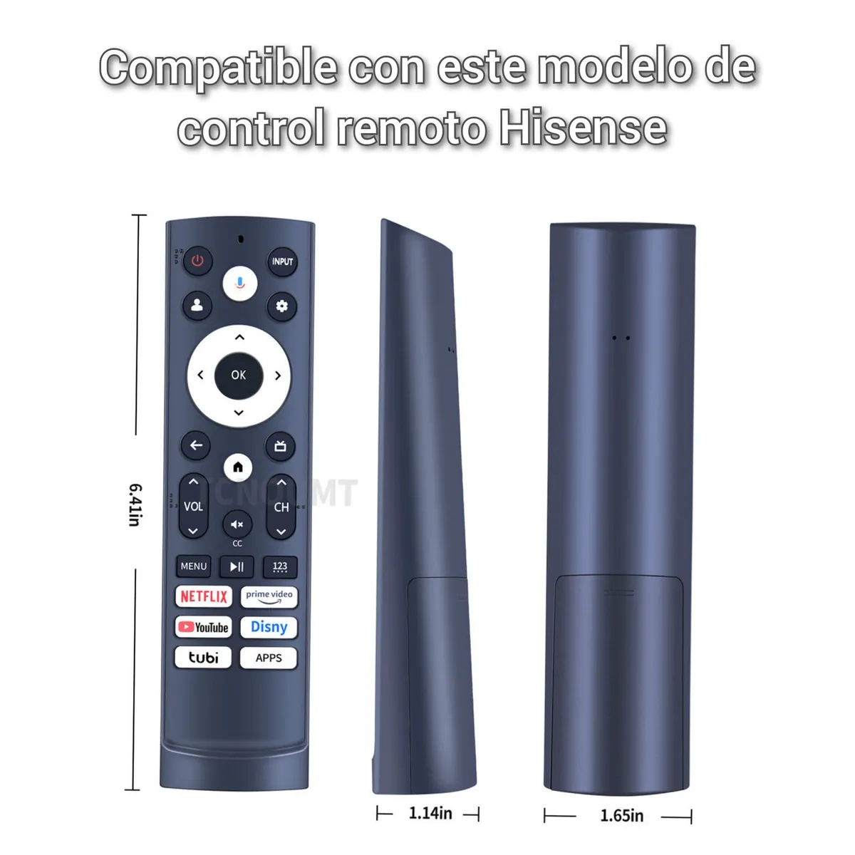 URBANCASE - Protector UrbanCase Para Control Hisense Smart TV 4K Led