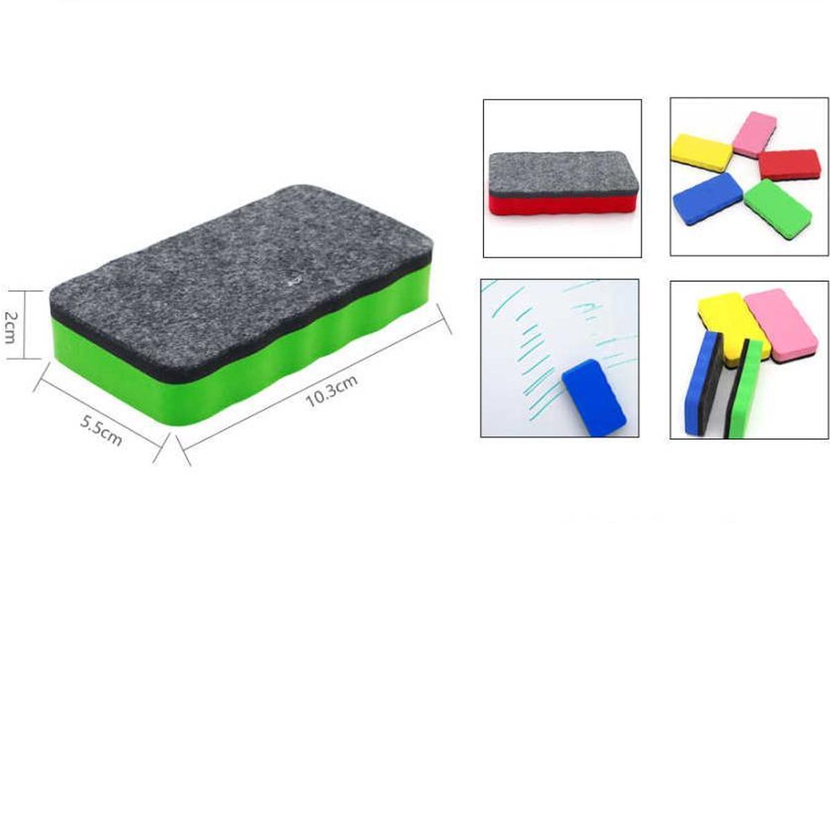 GENERICO - Pack 6 Borrador de Pizarra