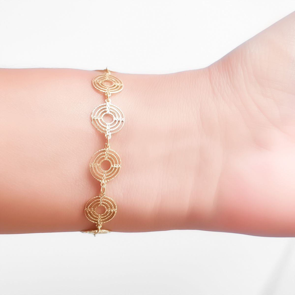 COGGIOLA - Pulsera Elena Enchapado Oro 18K