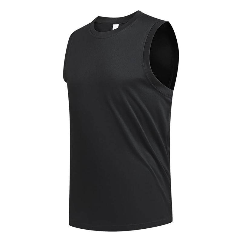 LEDUNTINO - Hombres de seda de hielo Casual Deportes Transpirable Chaleco Verde