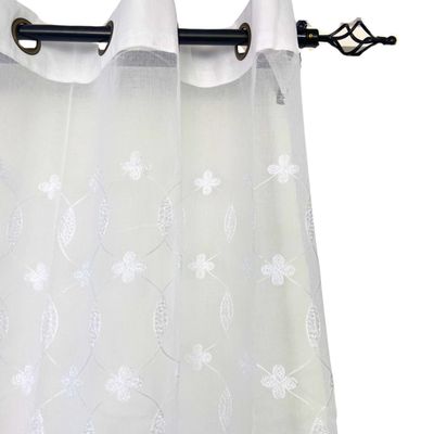 Imagen 2 del producto Set Visillo de Lino Bordado