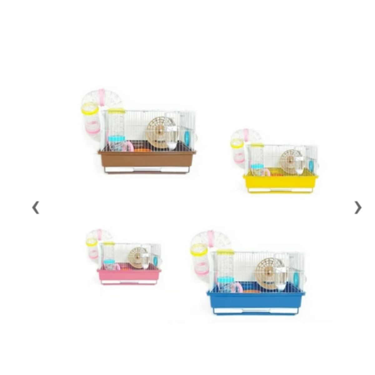 GENERICO - Jaula Hámster Con Laberintos Tubos Rueda Y Accesorios Surtid