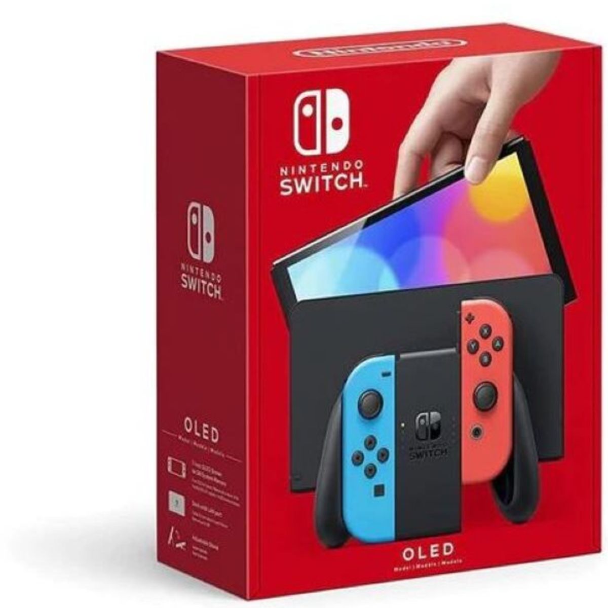 NINTENDO - Consola - Nintendo Switch OLED Neon - 64 GB - Blue/Red