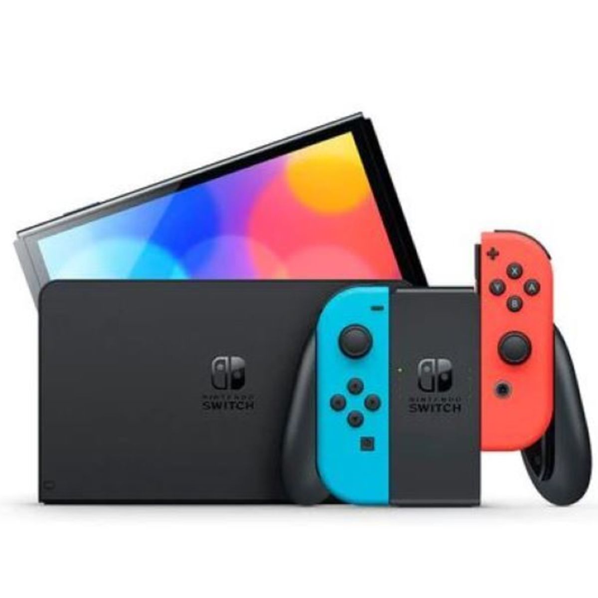 NINTENDO - Consola - Nintendo Switch OLED Neon - 64 GB - Blue/Red