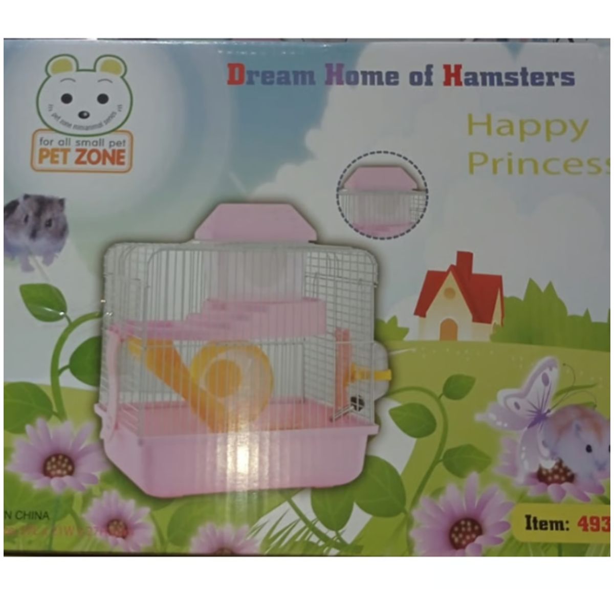 GENERICO - Jaula Para Hamster 2 Pisos Transportadora