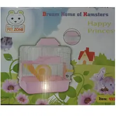 GENERICO - Jaula Para Hamster 2 Pisos Transportadora