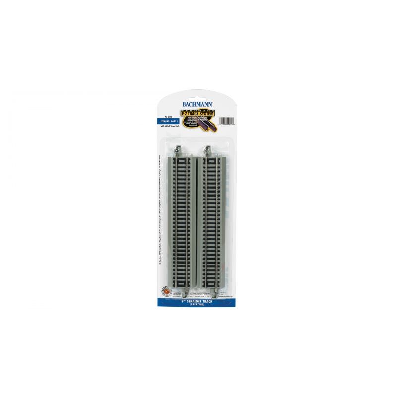 BACHMANN - BACHMANN 44511 9 STRAIGHT NICKEL SILVER E Z  4  HO