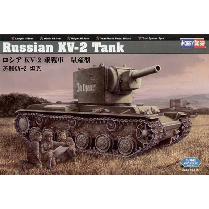 GENERICO - HOBBYBOSS 84816 1-48 RUSSIAN KV 2 TANK MODEL 1940