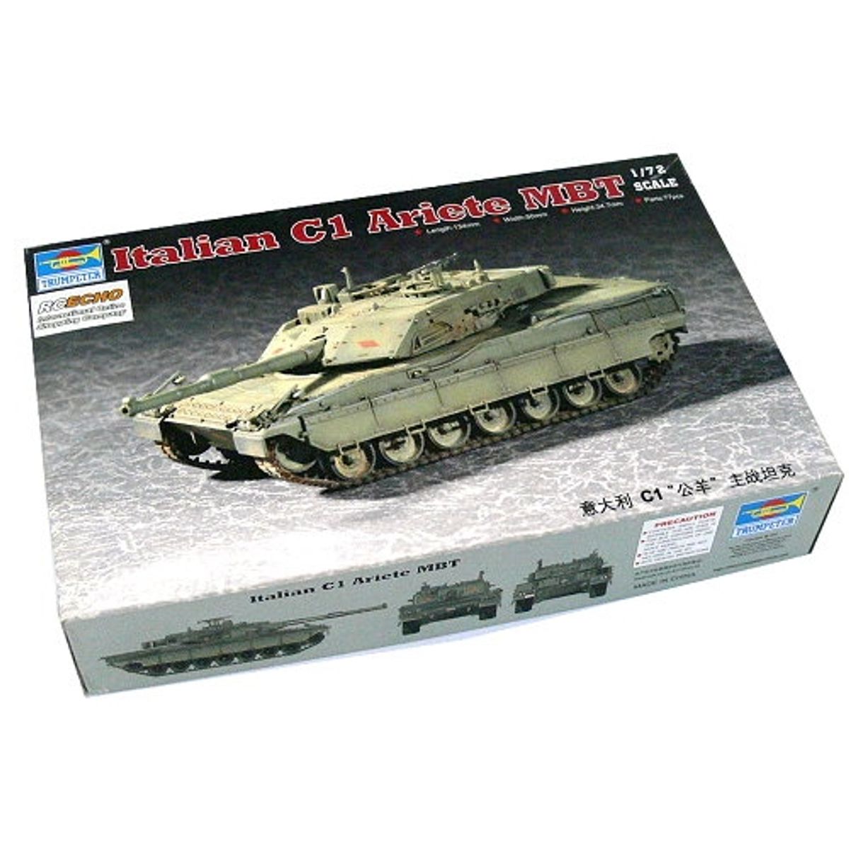 GENERICO - TRUMPETER 07250 1-72 ITALIAN C1 ARIETE MBT