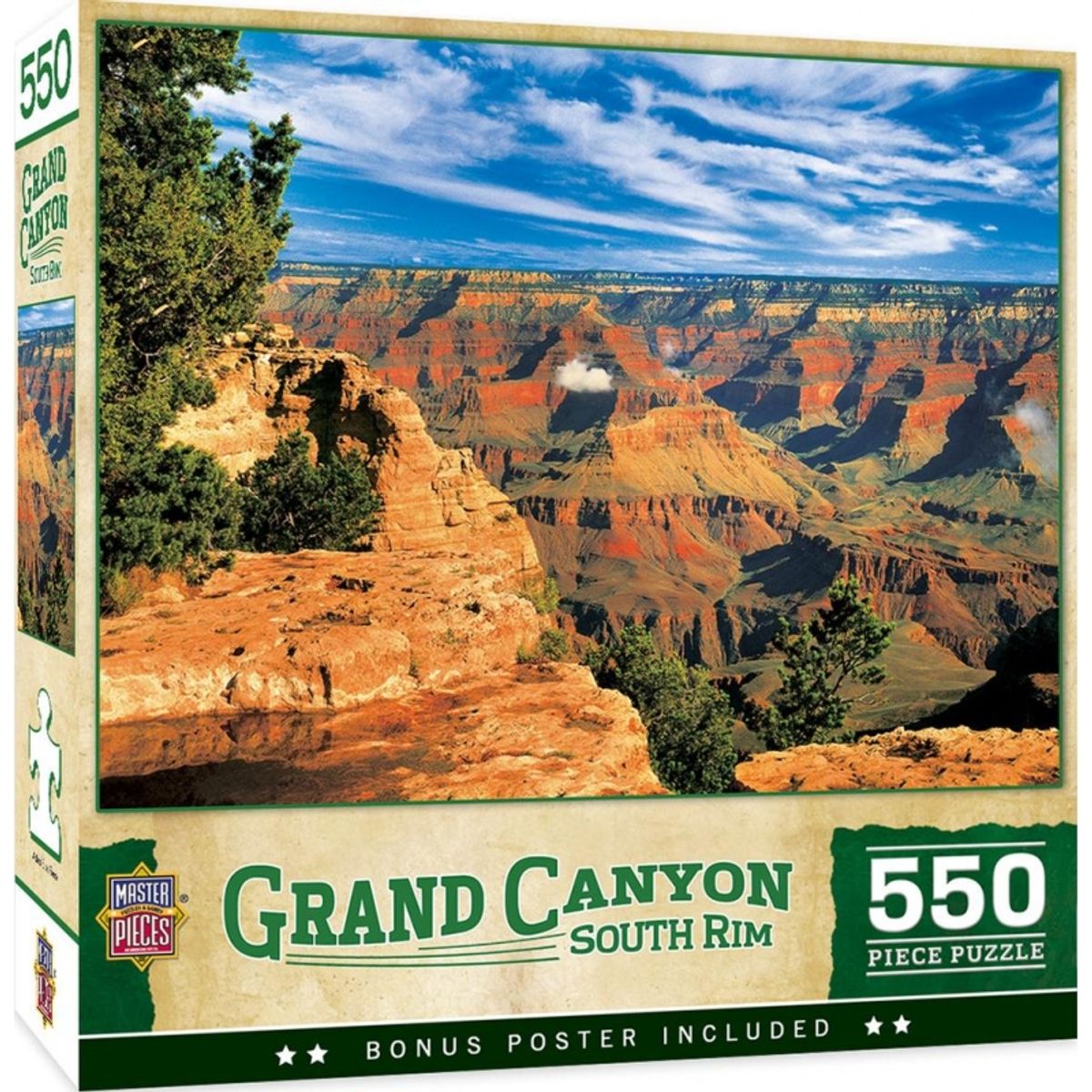 GENERICO - MASTERPIECES 30726 GRAND CANYON S RIM PUZZLE 500
