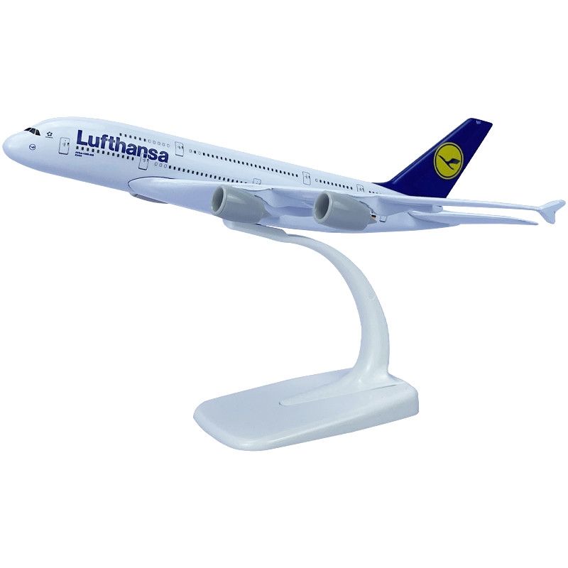GENERICO - AIRPLANE A380 AIRBUS 1-400 LUFTHANSA 16CM