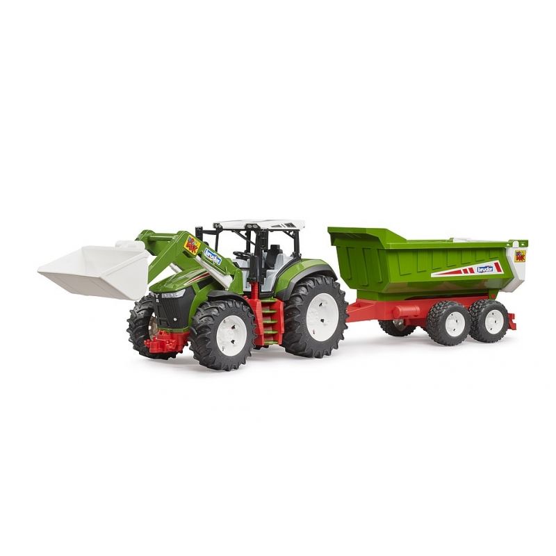 BRUDER - BRUDER 03452 ROADMAX TRACTOR WITH FRONTLOADER + TIPPING