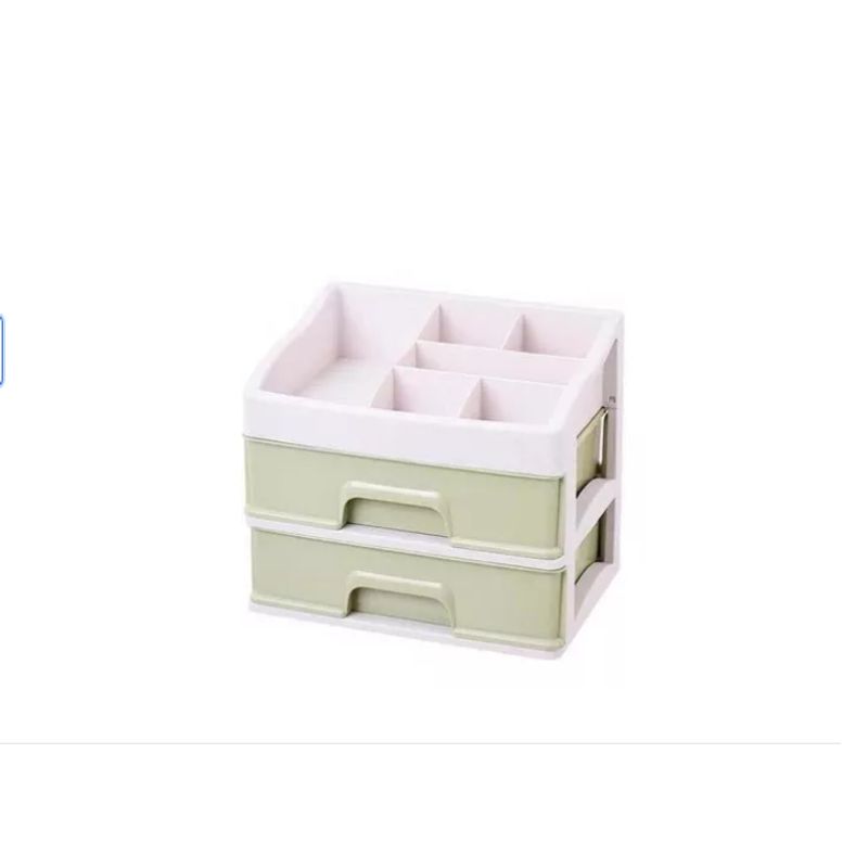 GENERICO - Organizador De Cosmeticos Maquillajes 2 Cajones
