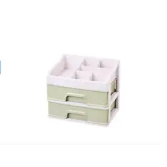 GENERICO - Organizador De Cosmeticos Maquillajes 2 Cajones