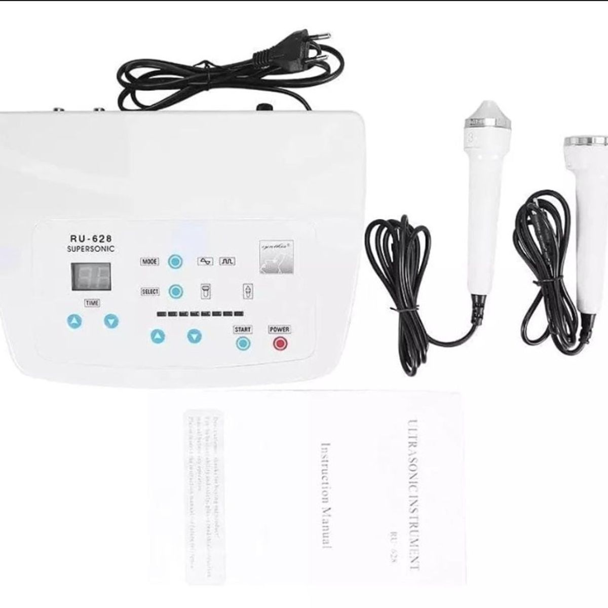 GENERICO - Ultrasonido Profesional 2 En 1 Corporal Y Facial 1 A 3 Mhz