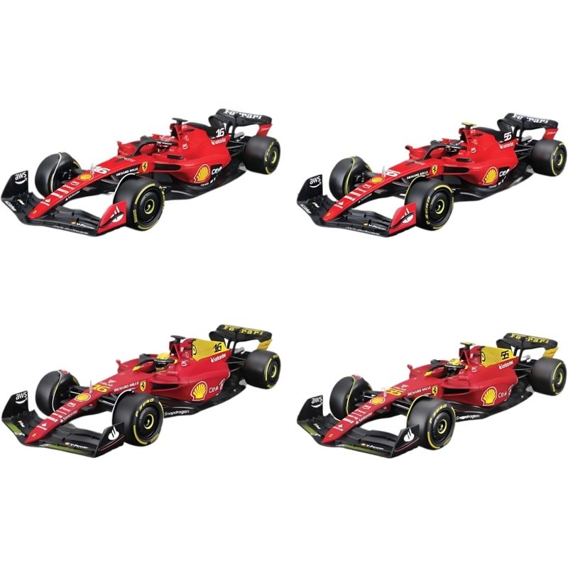 BBURAGO - BURAGO 36848 1-43 SFR FERRARI RACING 4PACK ( F1-75 ITALIAN