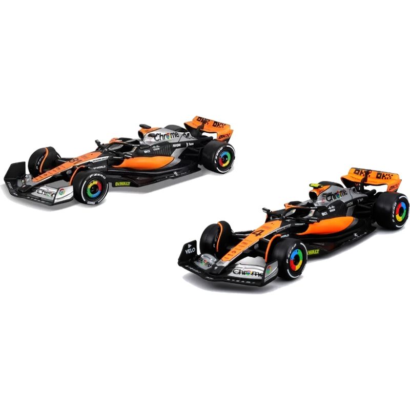 BBURAGO - BURAGO 38202 1-43 RACE MCLAREN RACING 2 PACK  MCL60 4 AND