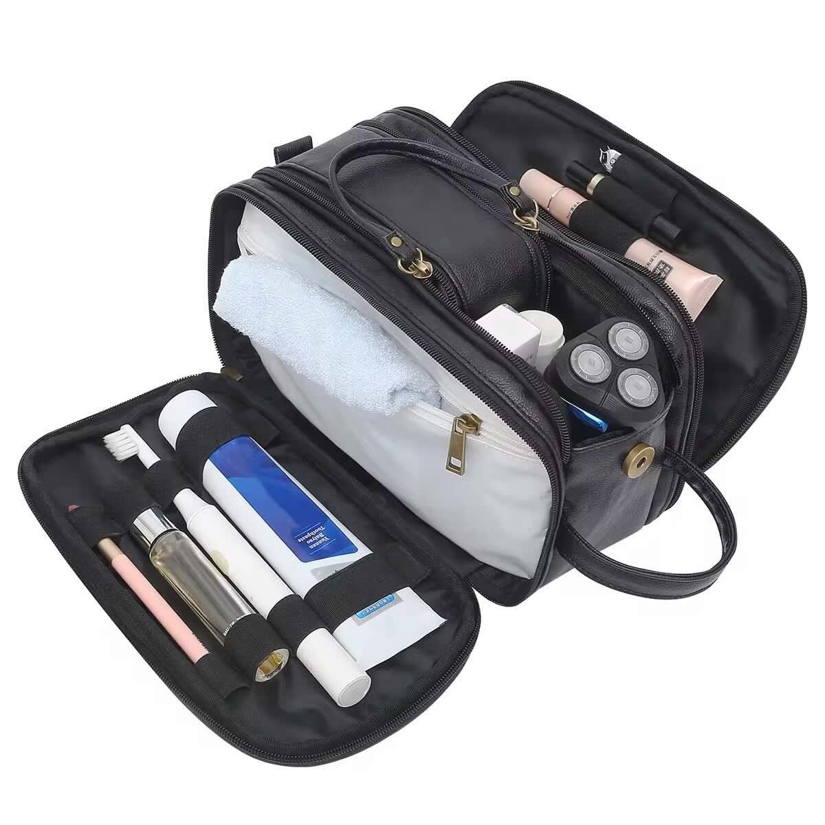 ITERLEVE - Neceser Hombre Bolso Organizador Viaje Impermeable Gran Capacidad