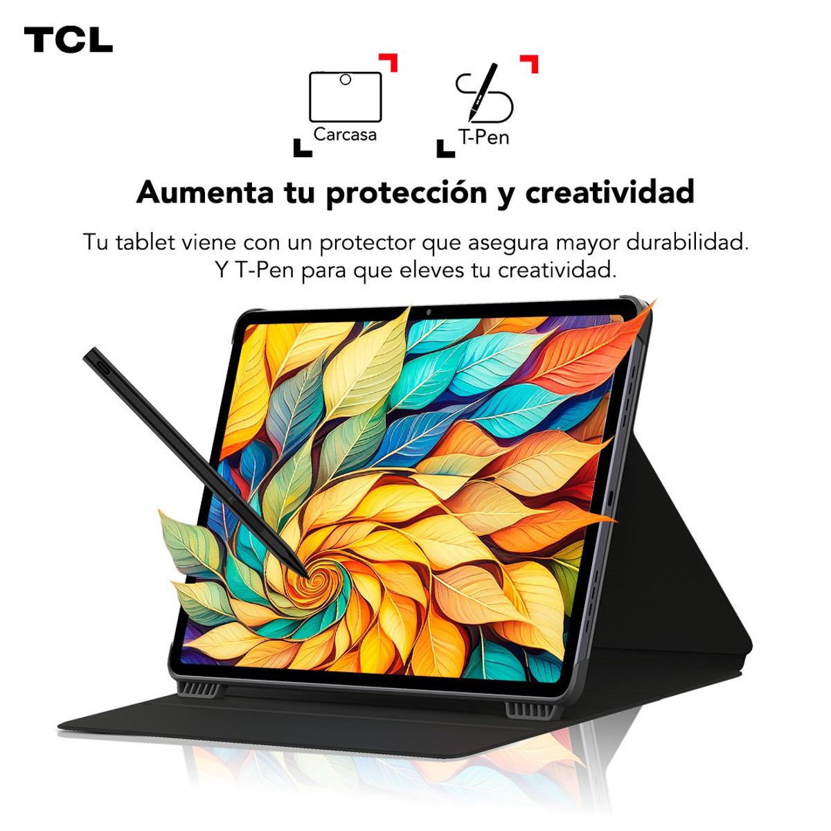 TCL - Tablet TCL TAB 11 256GB + 6GB Lápiz + Flip Case