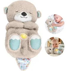 VERCI - Peluche Nutria Que Respira Música Y Luces Ragalo Para Niños