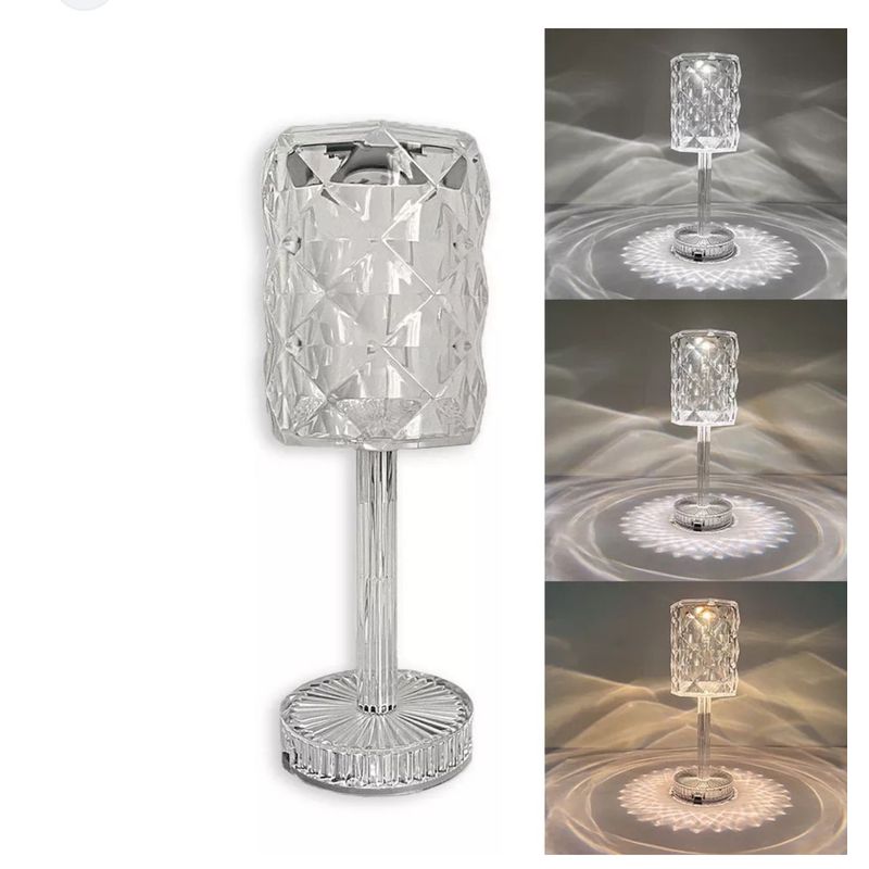 GENERICO - LAMPARA DIAMANTE USB CONTROL REMOTO