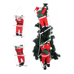 OEM - Escalera De Navidad Con Santa Viejo Pascuero Decoracion