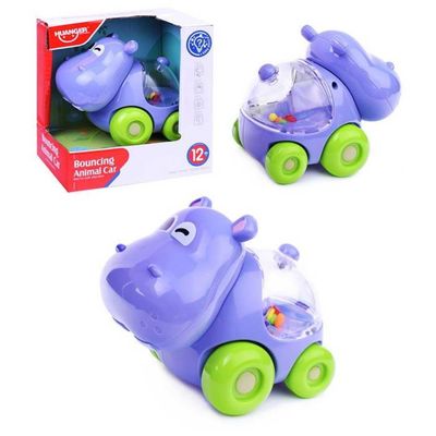 Imagen 2 del producto Autos Sonajero Juguete infantil Niño Diseño Hipopótamo Feliz