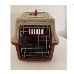 GENERICO - Jaula Transportadora Kennel Perro 58x37x35cm Marron