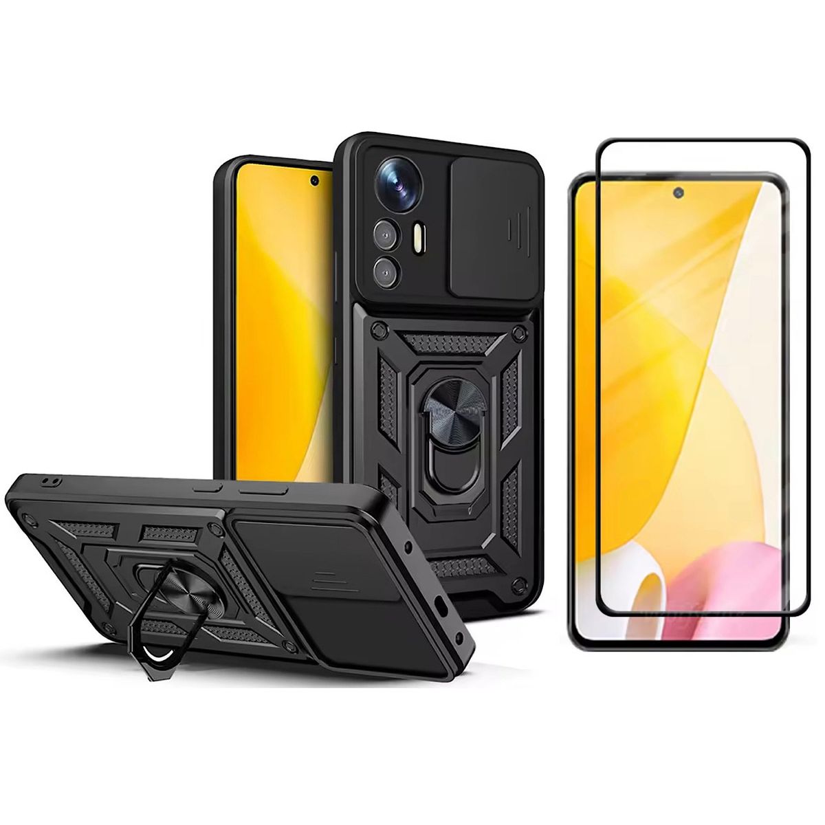 GENERICO - Carcasa Armor Para Xiaomi 12 Lite - Lamina Pantalla