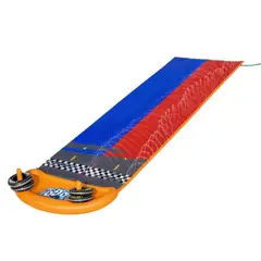 BESTWAY - Deslizador Tobogán Agua Doble 488M + Aros
