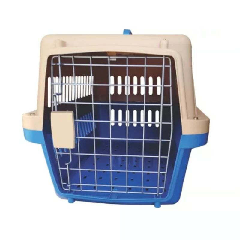 GENERICO - Jaula Transportadora Kennel Perro Gato 58x37x35cm