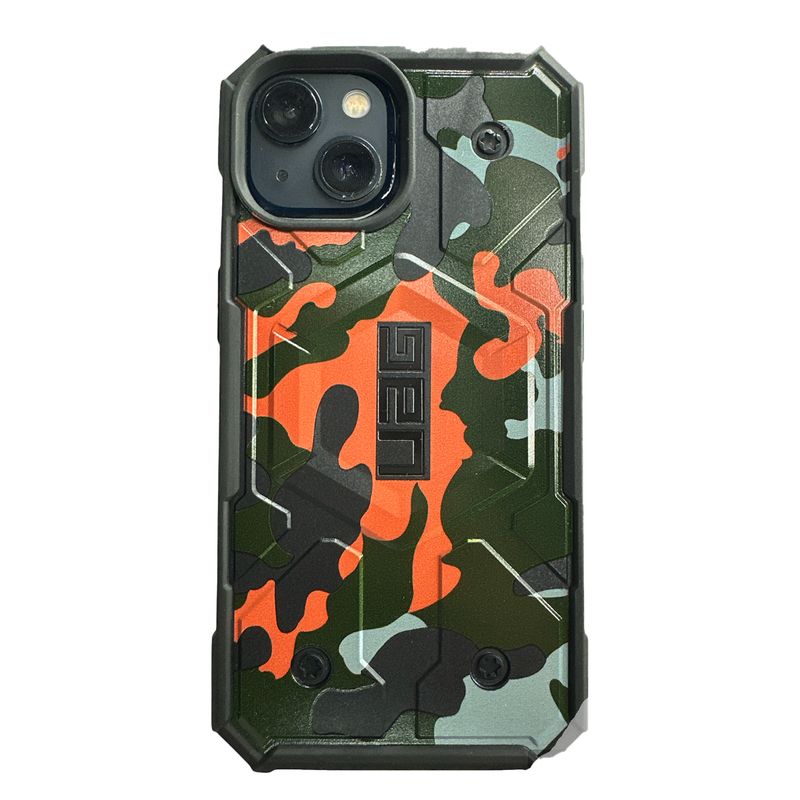 JOIGO - Carcasa UAG Para iPhone 14 Pro Max Camuflaje Naranja