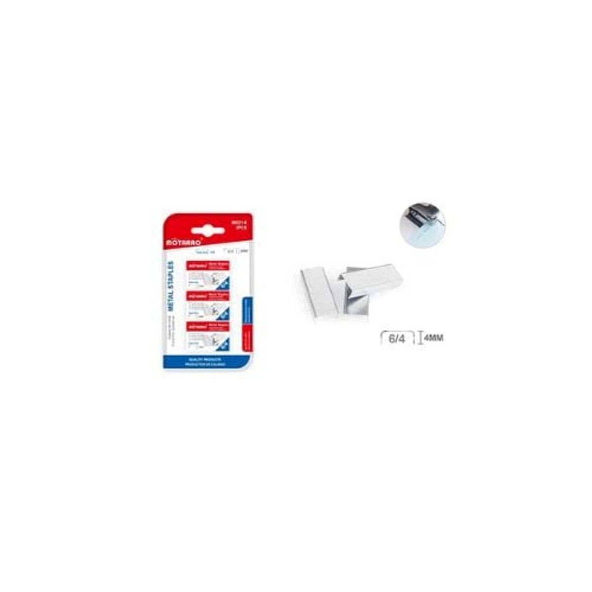 GENERICO - Corchetes 1000 Und 6/4 3 Pcs