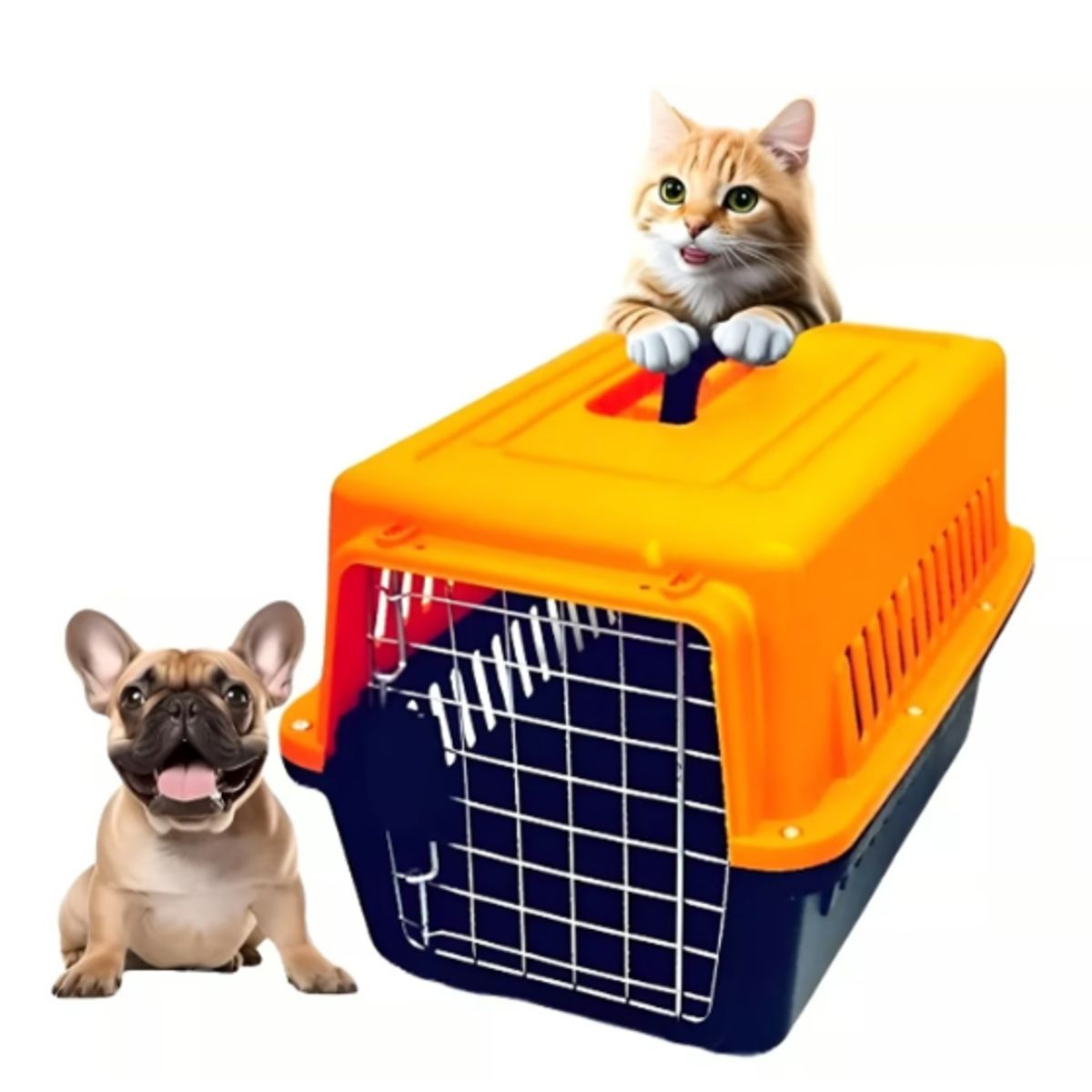 GENERICO - Caja Transportadora Gato Canil Para Perros Jaula Roro Canil