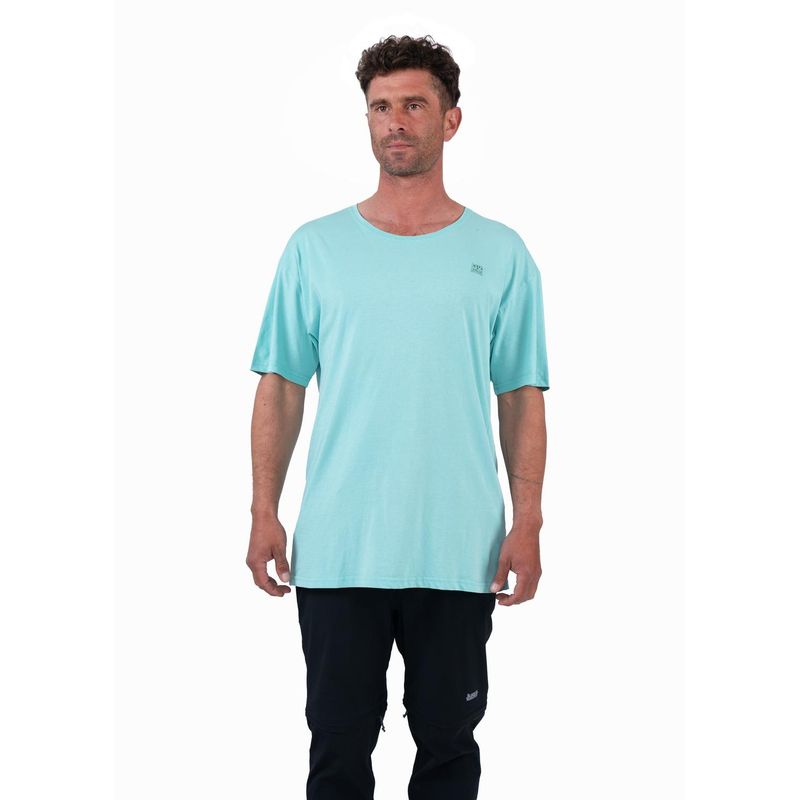 KAYA UNITE - Polera Hombre Orgánica Daily Turquoise