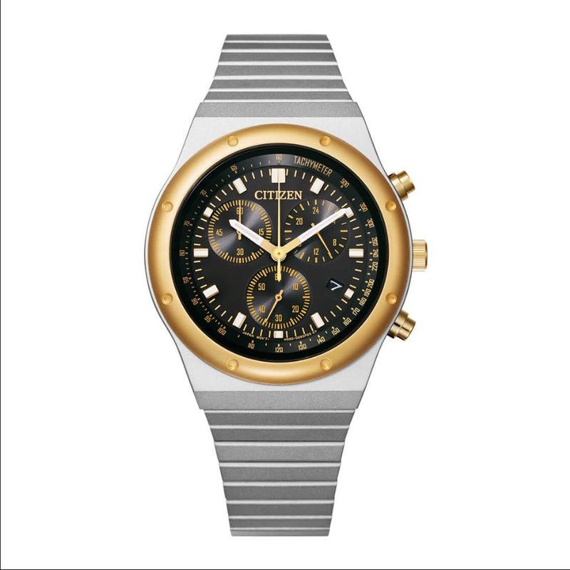 CITIZEN - Reloj Citizen Hombre AT2544-64E Cronografo Eco-Drive - Gris