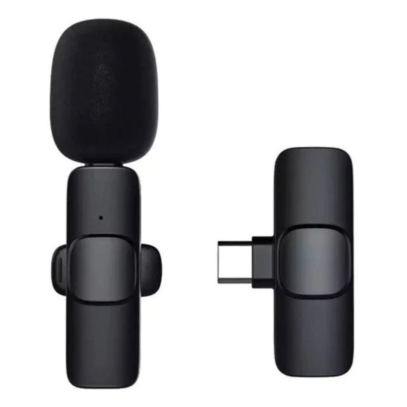 GENERICO - Micrófono Inalámbrico Solapa Lavalier Para Android Usb C