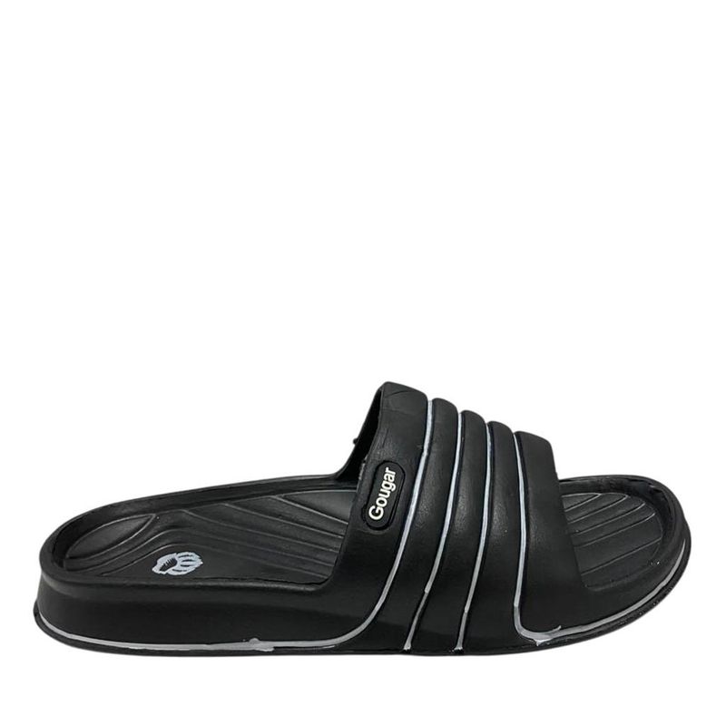 JKS - Sandalia Hombre Slip On Strips Negro