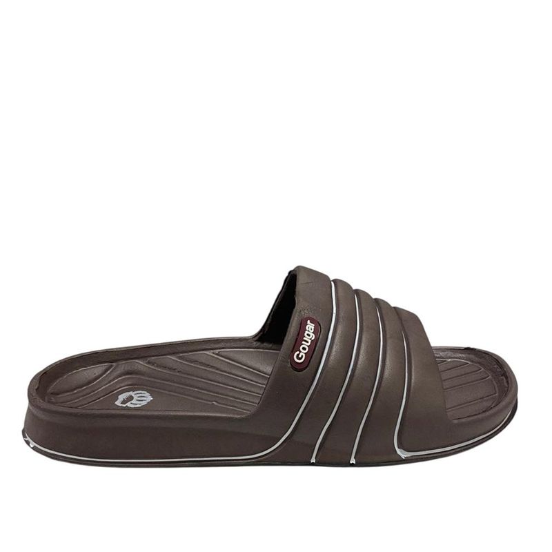 JKS - Sandalia Hombre Slip On Strips Marrón