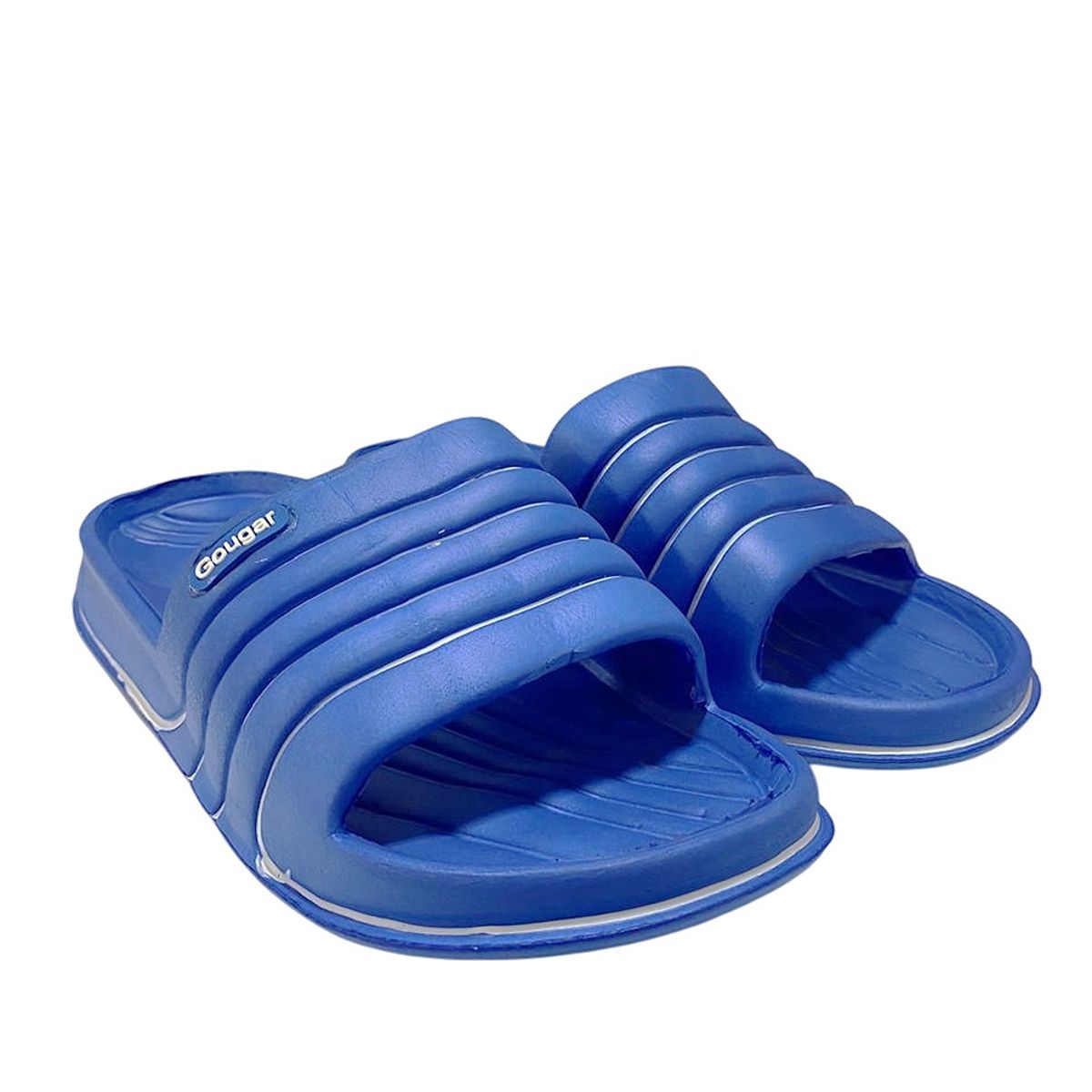 JKS - Sandalia Hombre Slip On Strips Azul Royal