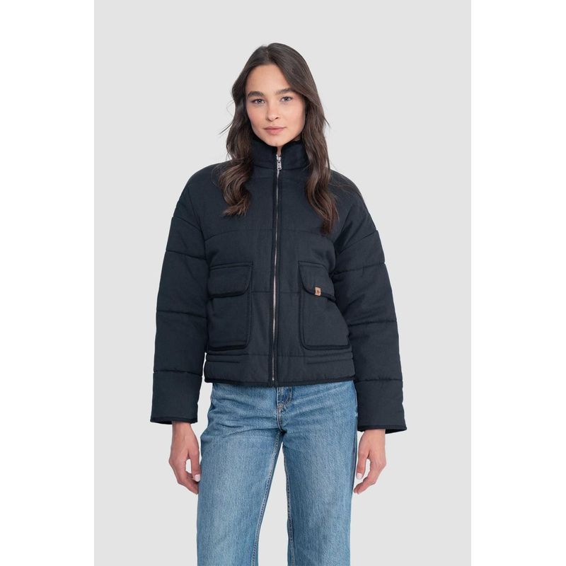KAYA UNITE - Chaqueta Insulada Mujer Acacia - Negra
