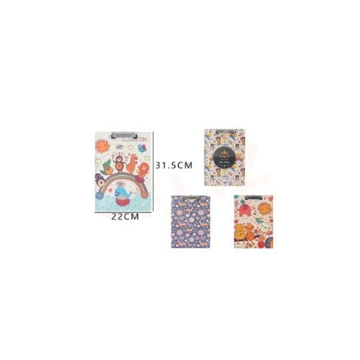 GENERICO - Tablero Con Sujetador Diseños Infantiles 22x31 5 Cm