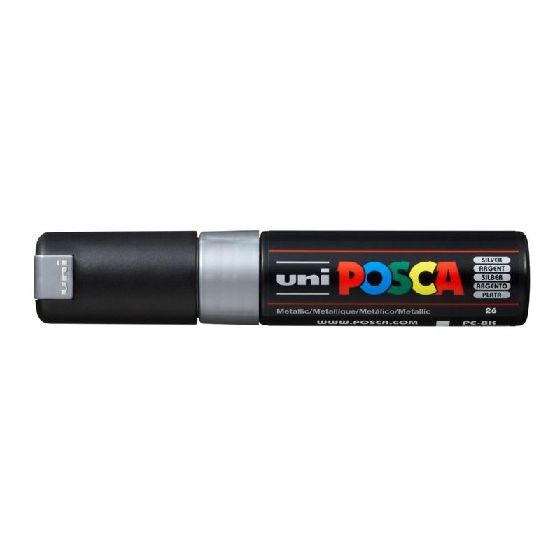 UNI POSCA - Marcador POSCA 8K Plata