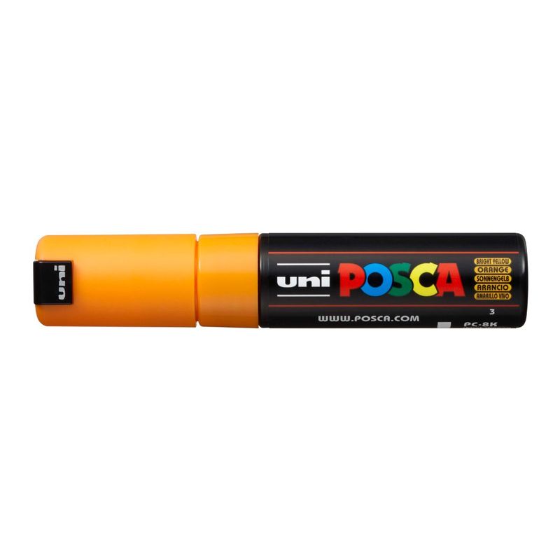 UNI POSCA - Marcador POSCA 8K Amarillo