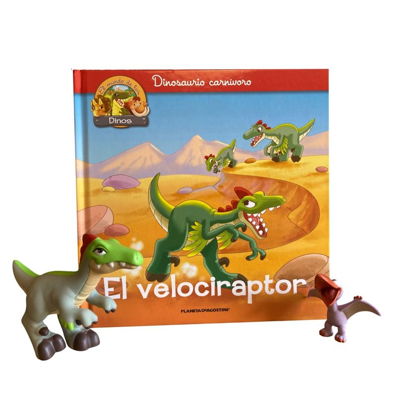 GENERICO - Libro Dinosaurios - El mundo de los Dinos - El velociraptor