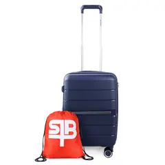 SWISS BAG - Maleta cabina Xpos azul + Morral de regalo