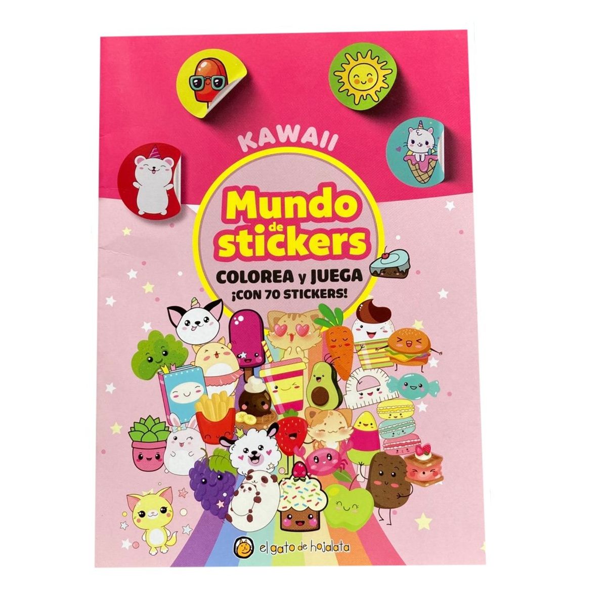 EL GATO DE HOJALATA - Libro Kawaii - Mundo de stickers