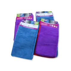 LINE - Pack 6 Paño Limpieza Microfibra 30x30cm Absorbente Colores Surtidos